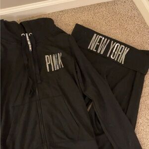 PINK Victoria’s Secret Zip Up Jacket & Pants